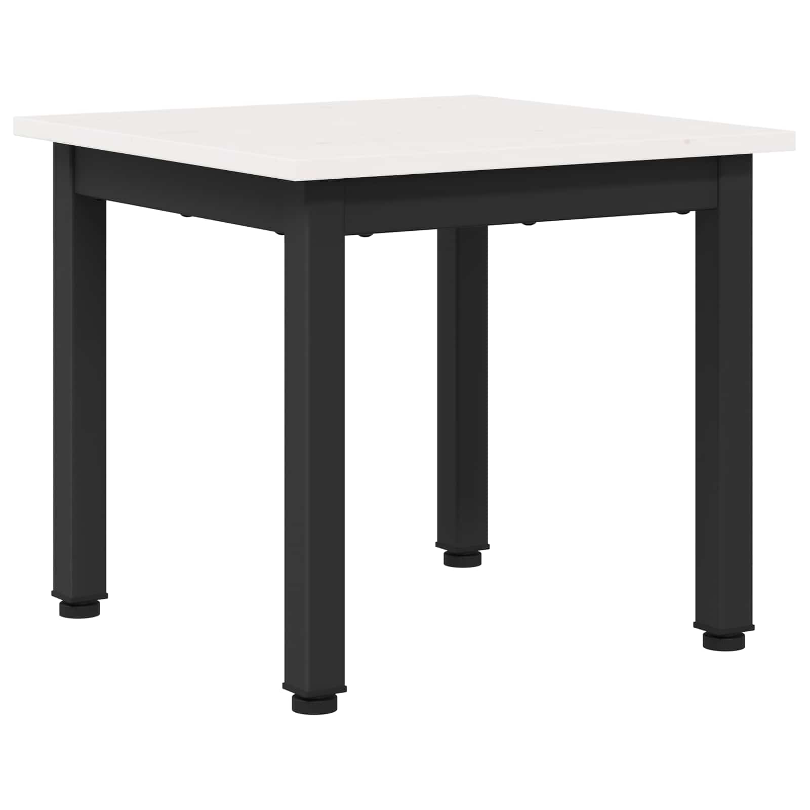 Mesa de centro branco 40 x 40 x 36 cm