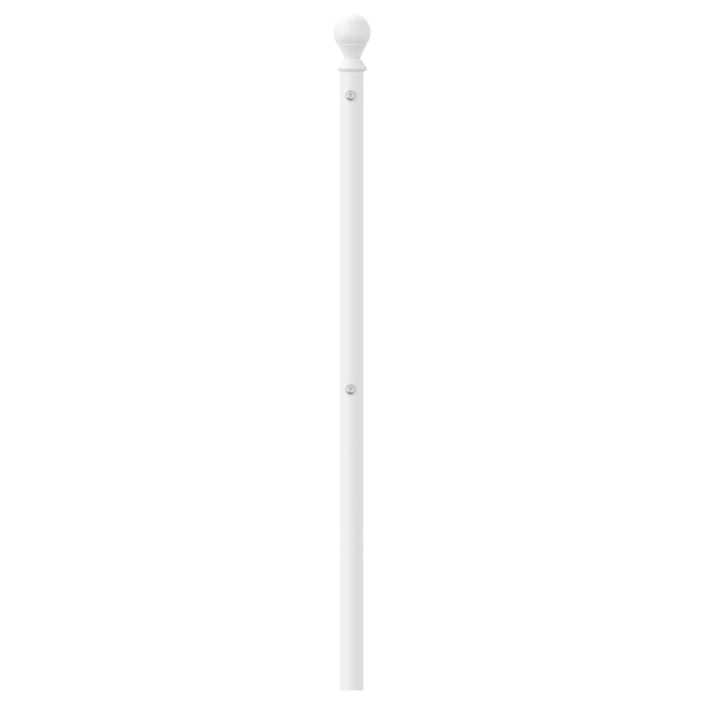Cabeceira de substituição 200 cm metal branco