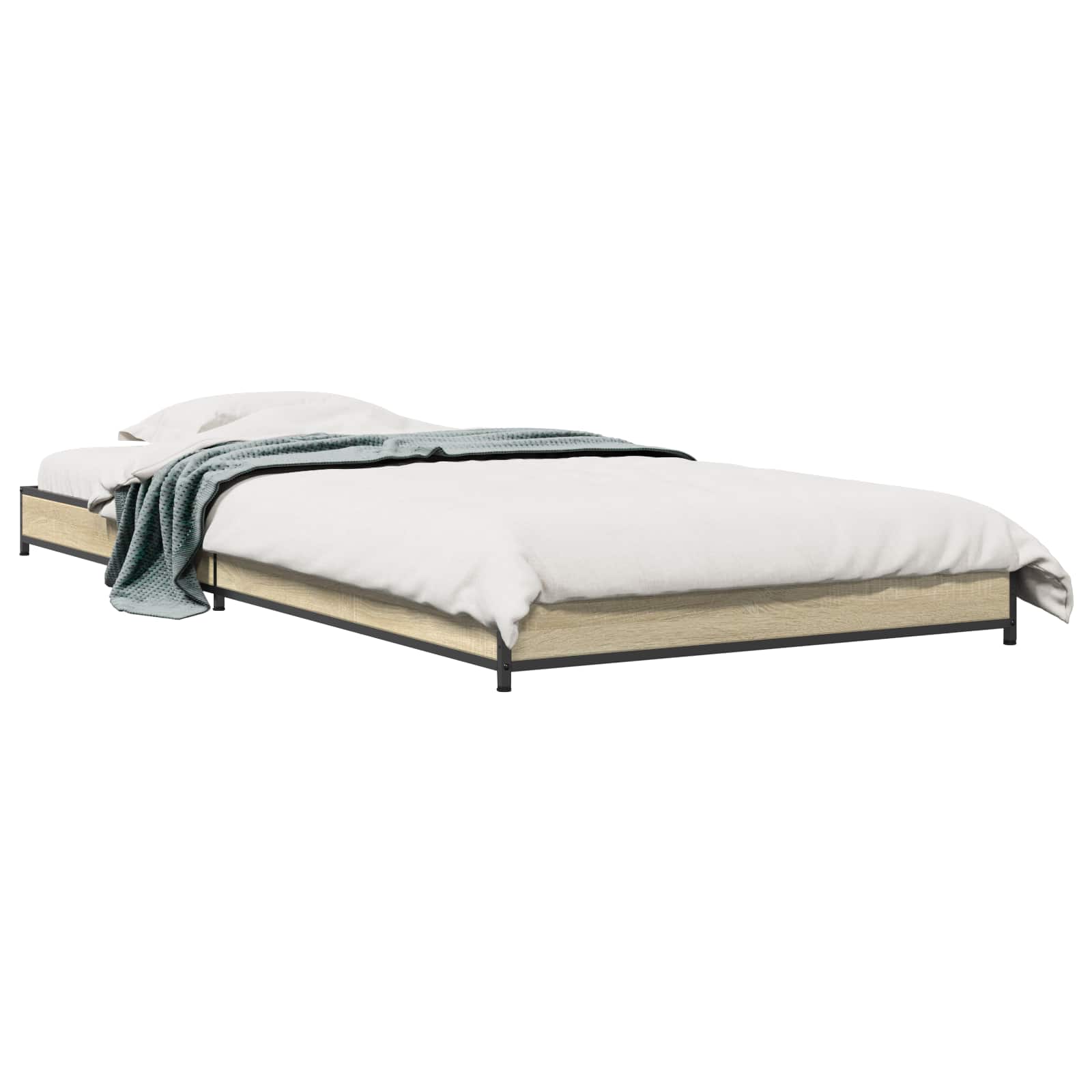 Estrutura da cama carvalho sonoma 80 x 200 cm