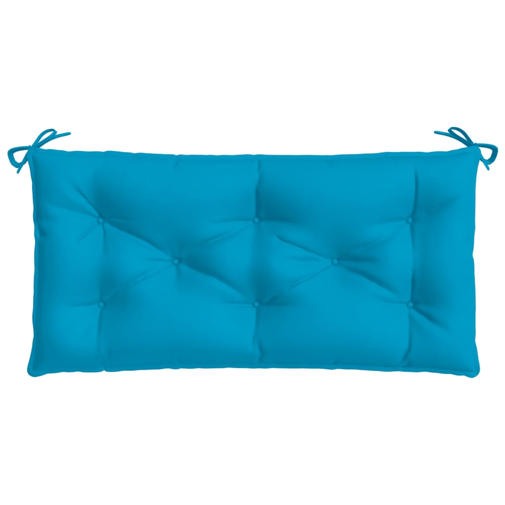 Almofadão p/ banco jardim 110x50x7 cm tecido oxford azul-claro