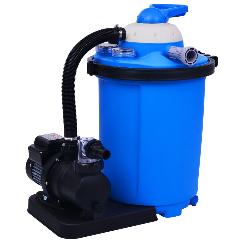 Bomba de filtro de areia com temporizador 550 w 50 l