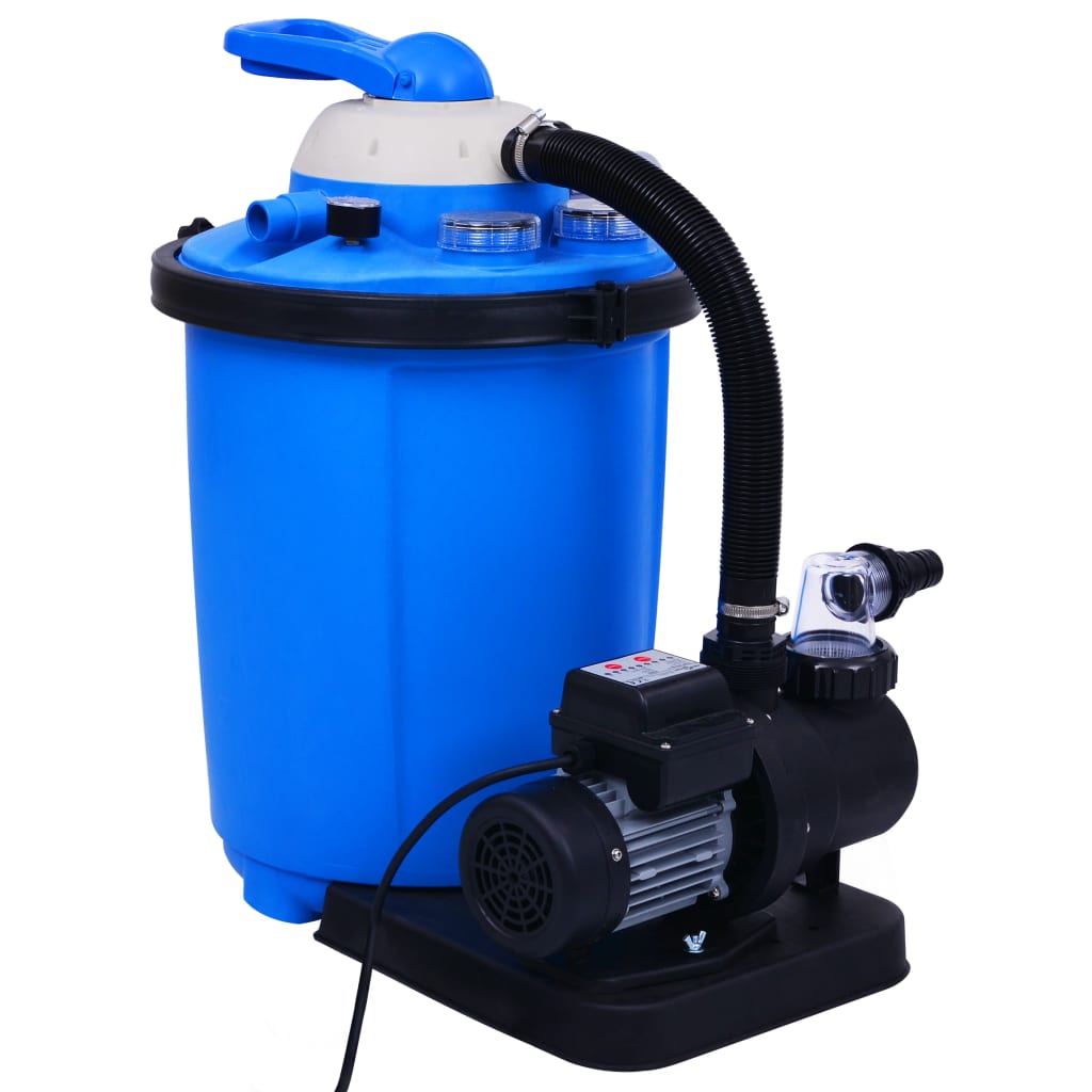 Bomba de filtro de areia com temporizador 550 w 50 l