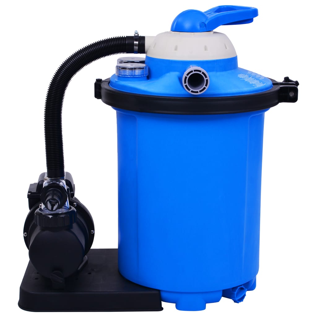 Bomba de filtro de areia com temporizador 550 w 50 l