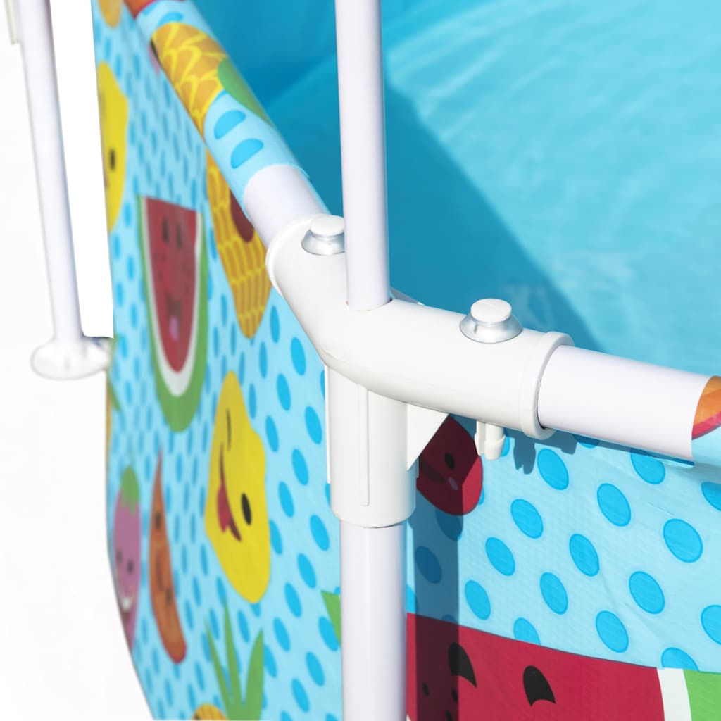 Bestway piscina acima do solo infantil steel pro UV careful 244x51 cm