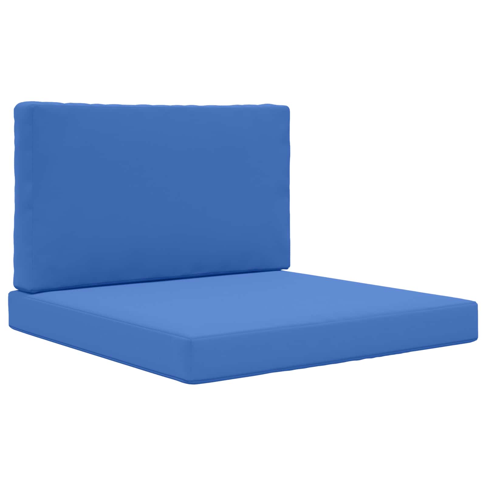 Almofada para sofá externo poliéster azul royal 80 x 80 x 8 cm