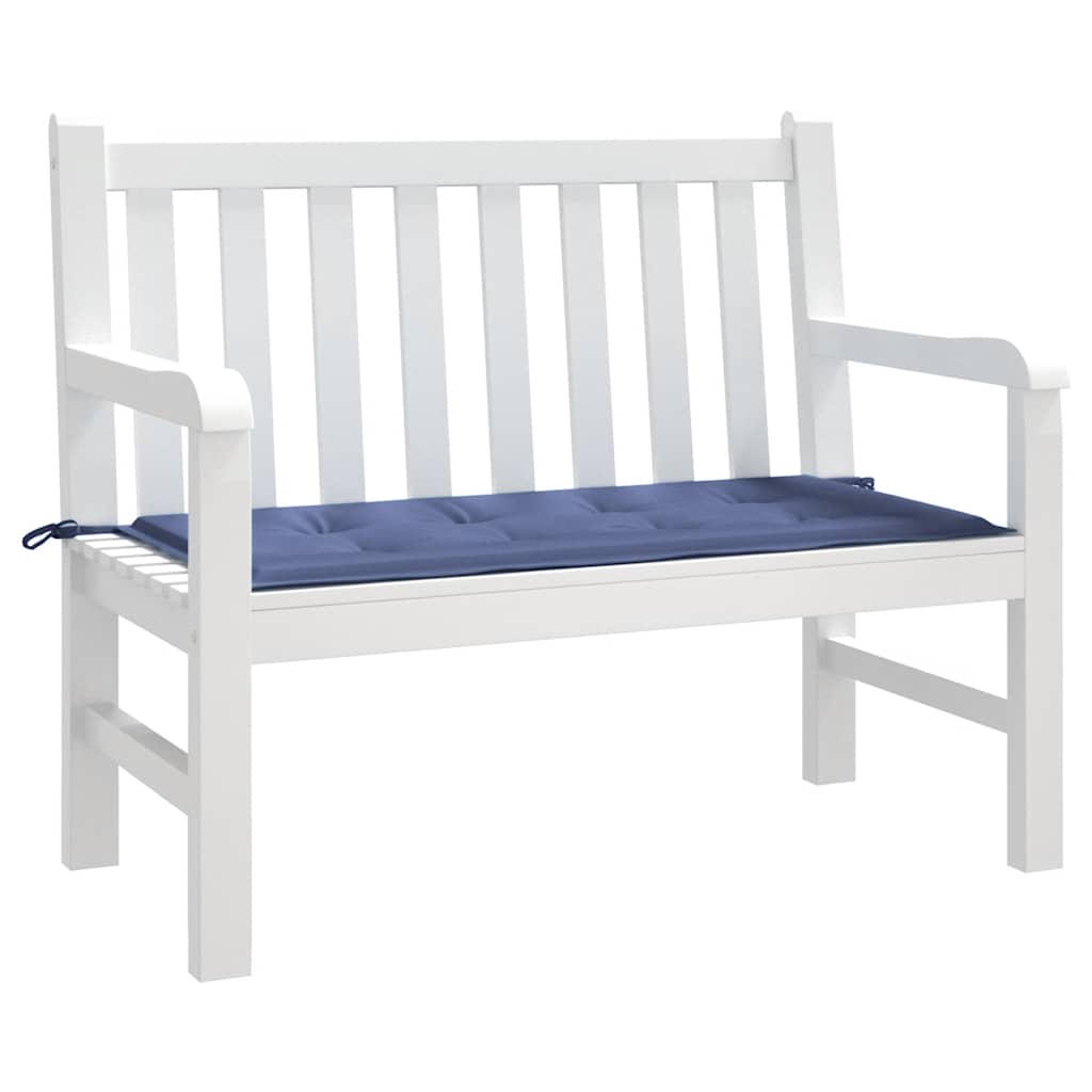 Almofadão p/ banco jardim 120x50x3cm tecido oxford azul-marinho