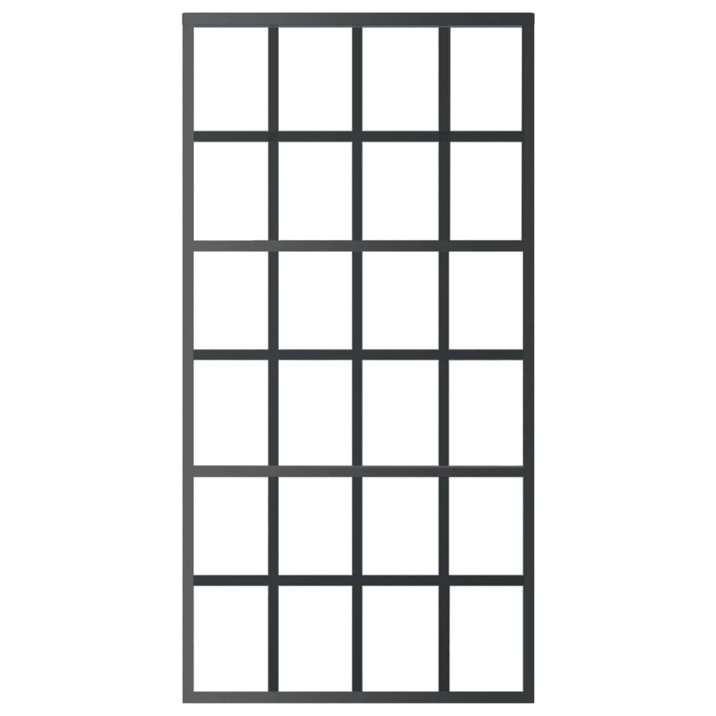 Porta deslizante c/ conj ferragens 102x205cm vidro esg/alumínio