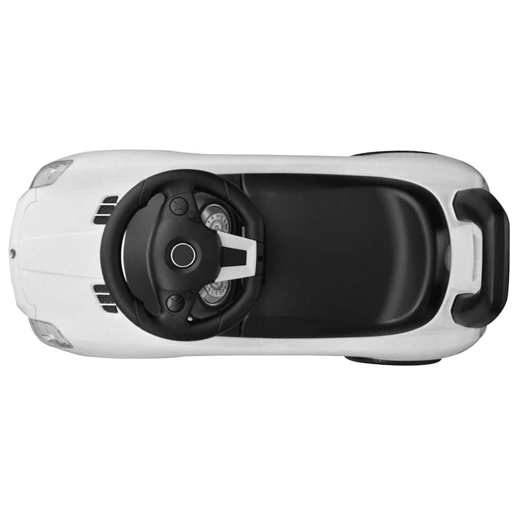 Carro para crianças a pedais branco