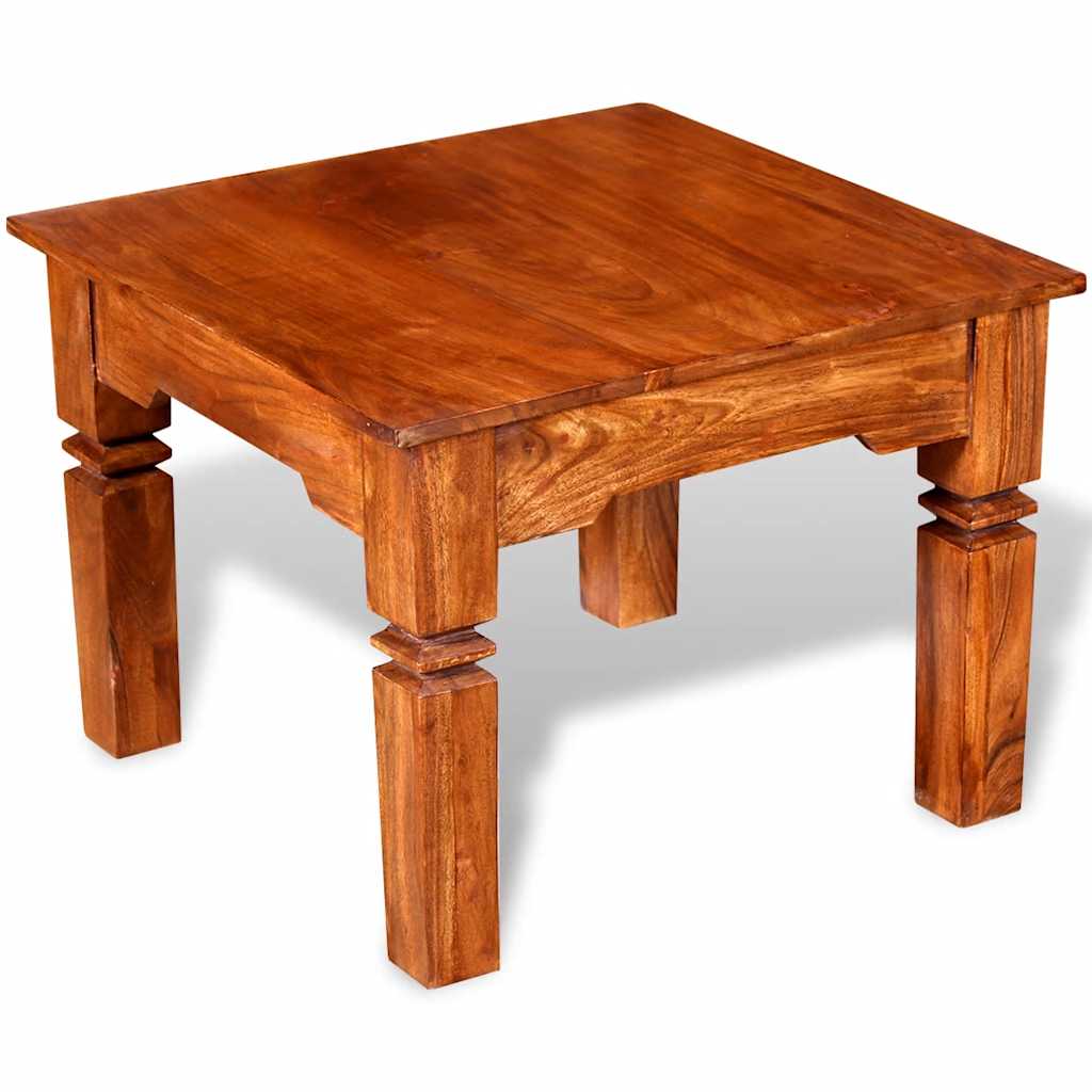 Mesa de centro madeira maciça 60x60x45 cm