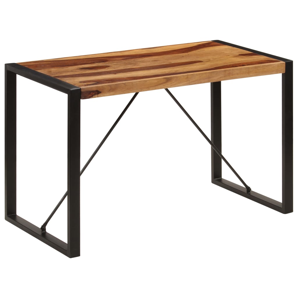 Mesa de jantar 120x60x76 cm madeira de acácia maciça