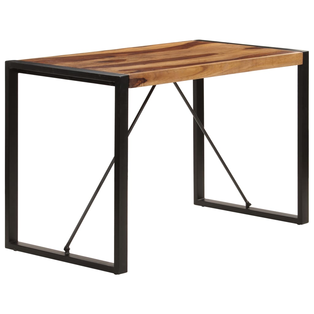Mesa de jantar 120x60x76 cm madeira de acácia maciça