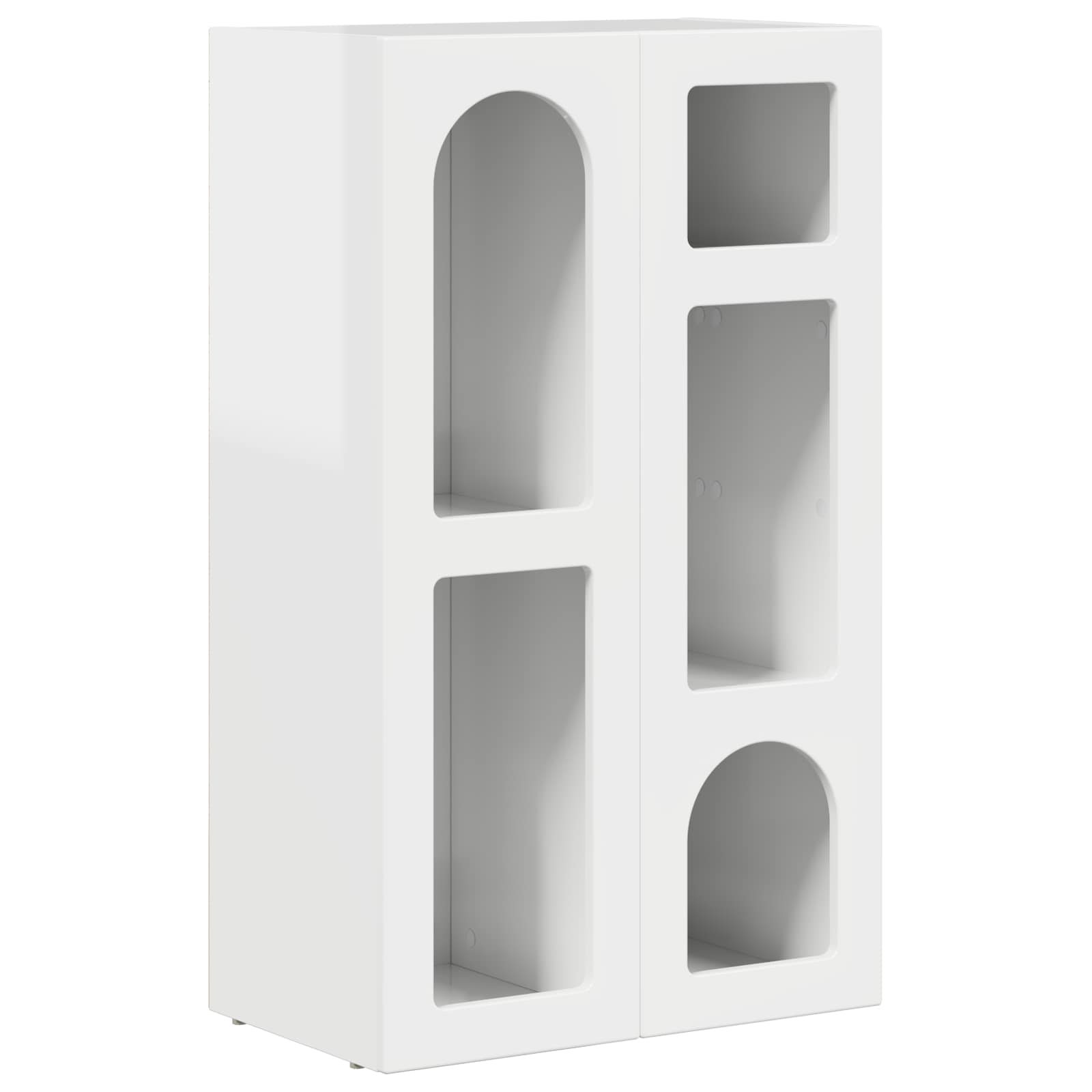 Buffet elst branco brilhante 59 x 35 x 100,5 cm