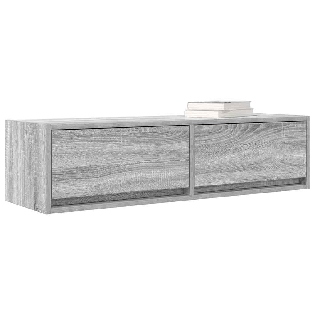 Gabinete para TV 100 x 31 x 25,5 cm sonoma cinzento