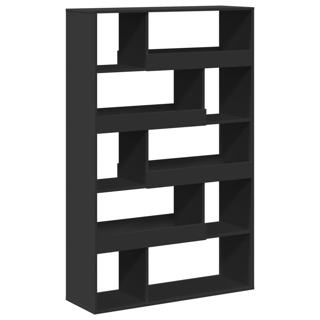 Estante 100x33x156,5 cm derivados de madeira preto