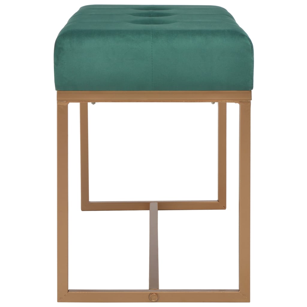 Banco 80 cm veludo verde