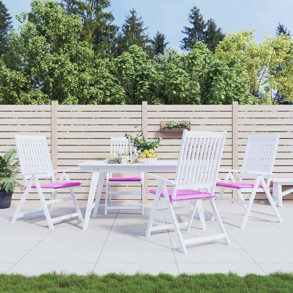 Almofadões p/ cadeira 4pcs 50x50x4cm tecido rosa