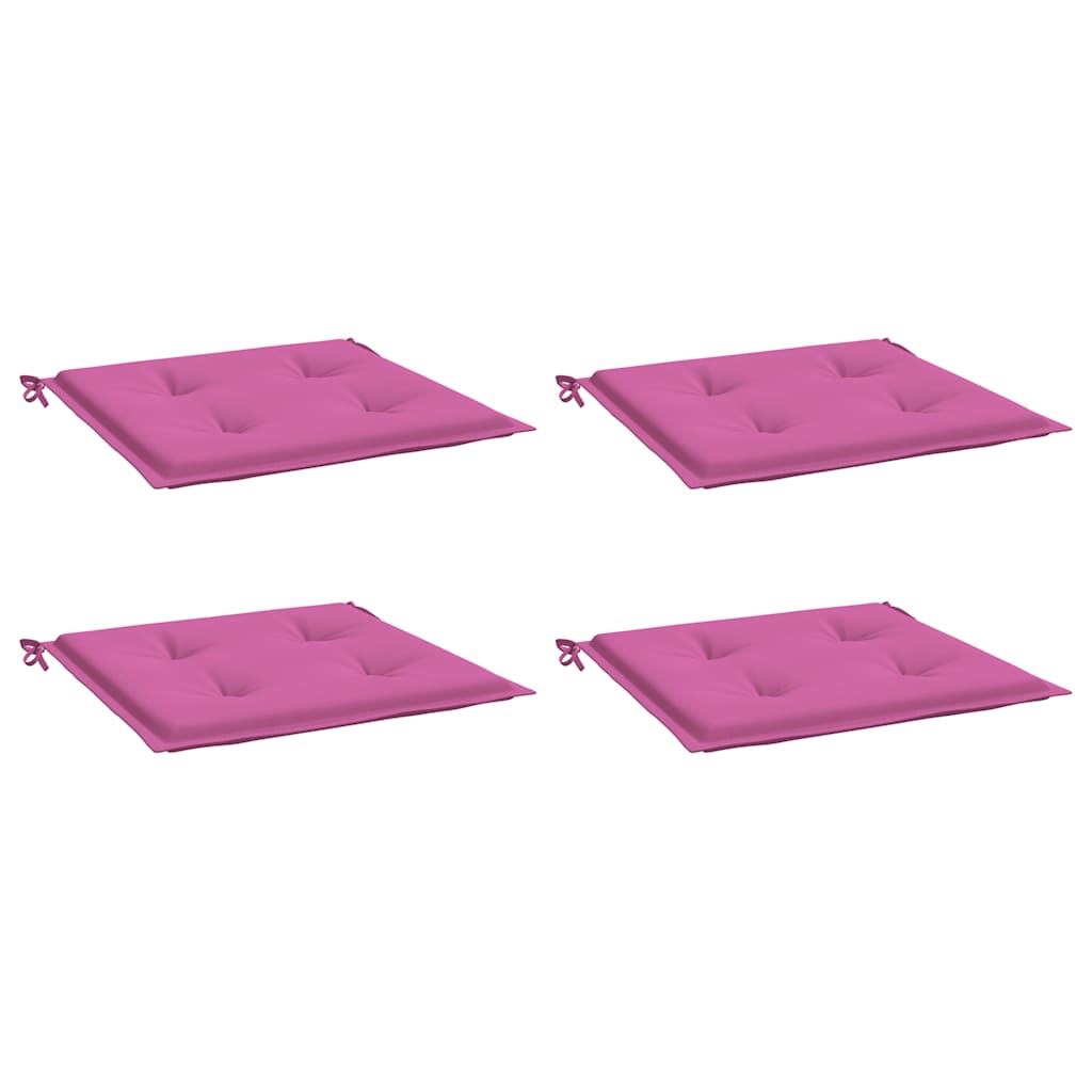 Almofadões p/ cadeira 4pcs 50x50x4cm tecido rosa