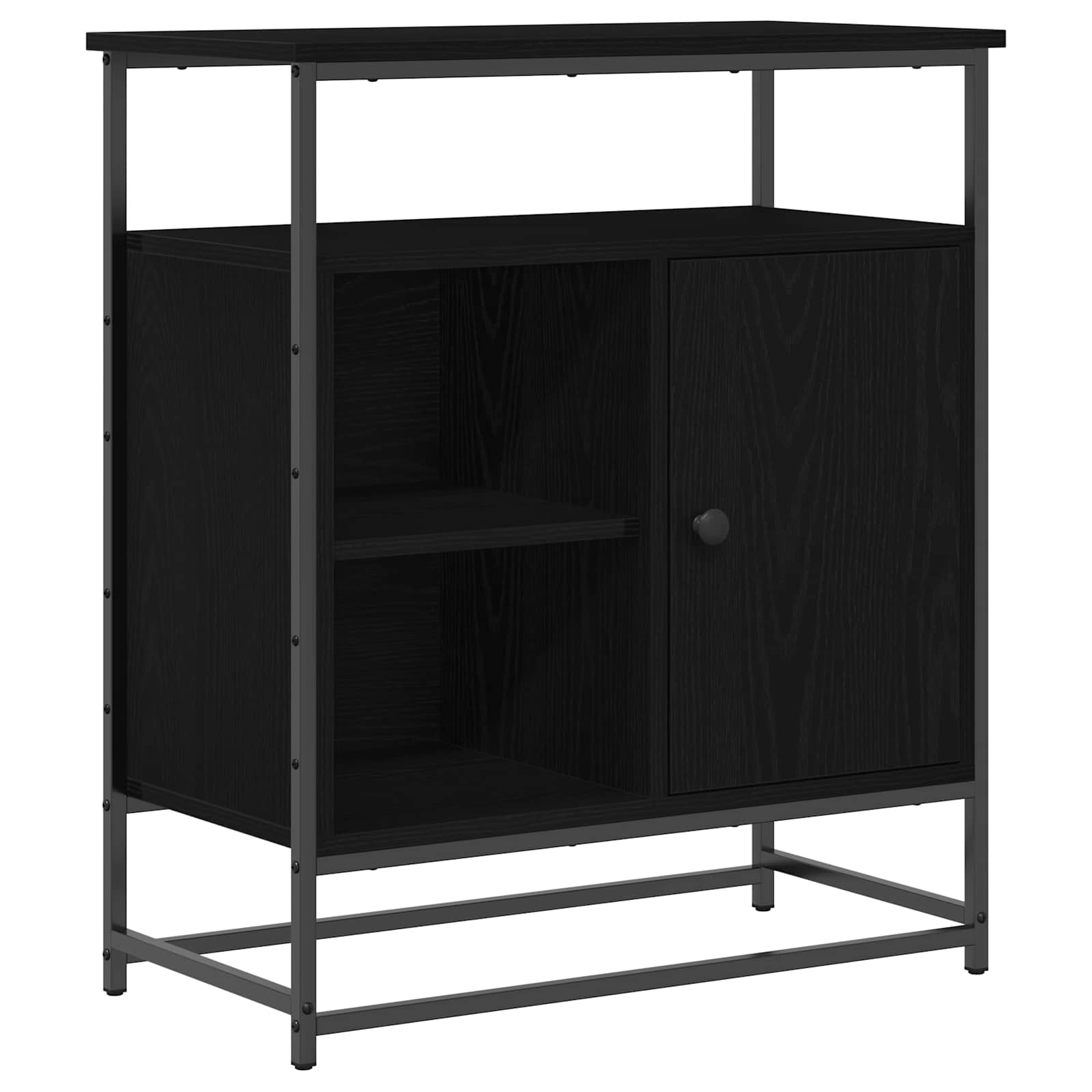 Buffet carvalho preto 69 x 35 x 80 cm derivados de madeira