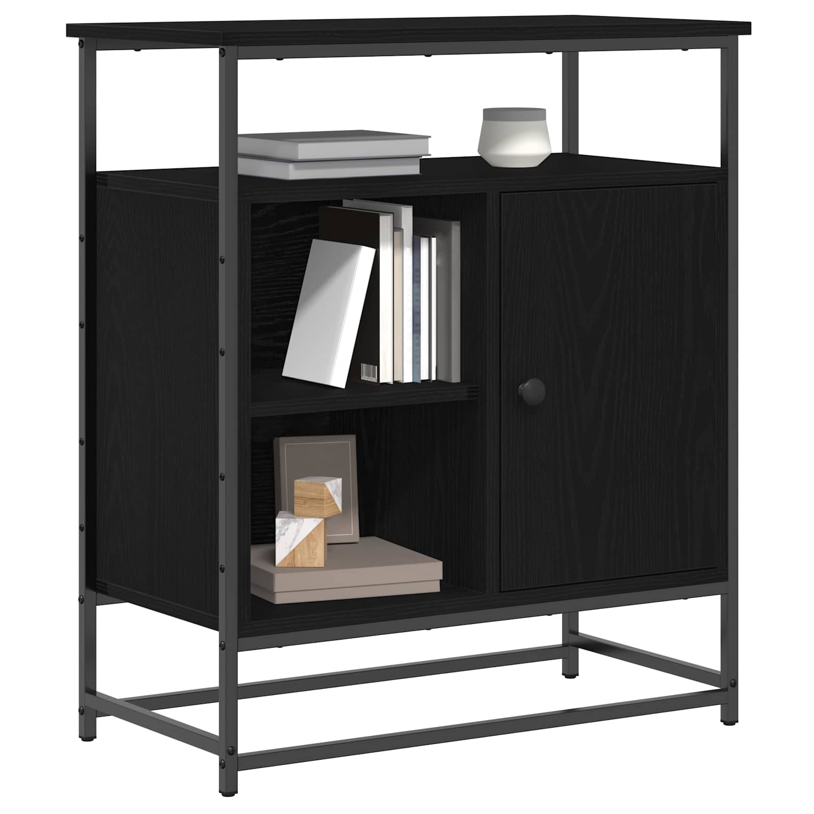 Buffet carvalho preto 69 x 35 x 80 cm derivados de madeira