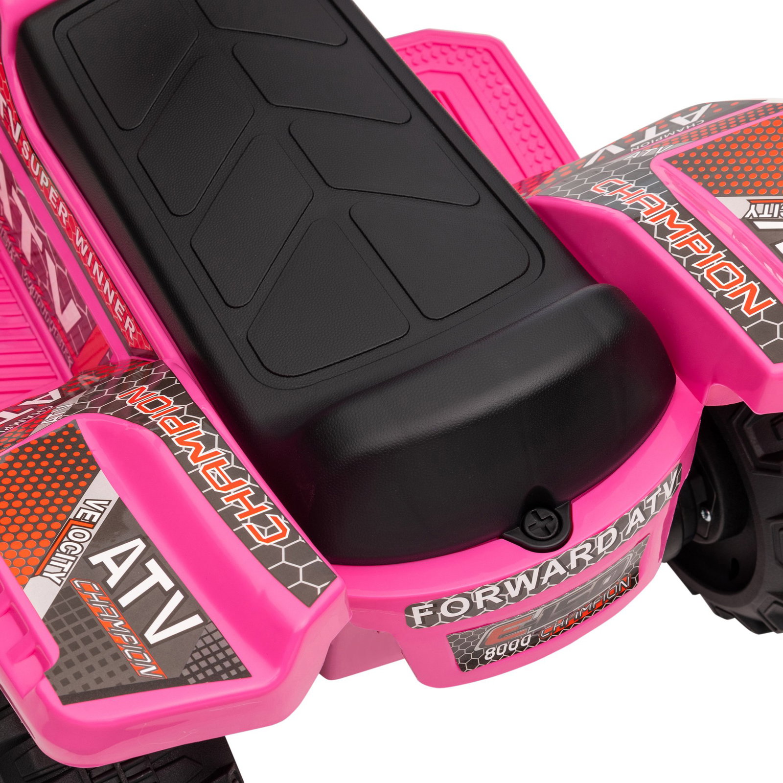 Quadriciclo Elétrico para Crianças Veículo Elétrico a Bateria 6V Infantil com Velocidade 2km/h 70x42x45 cm Rosa