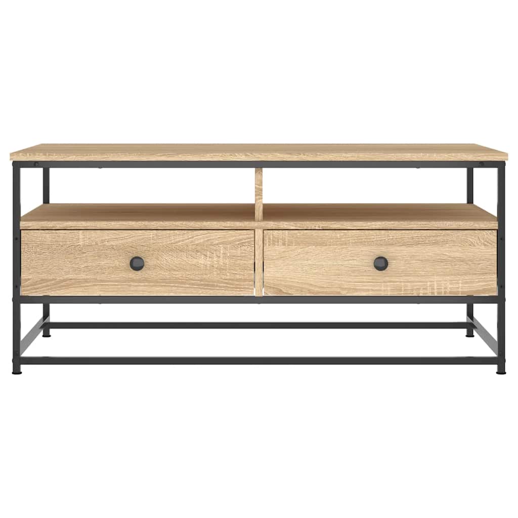 Mesa de centro 100x51x45 cm derivados madeira carvalho sonoma
