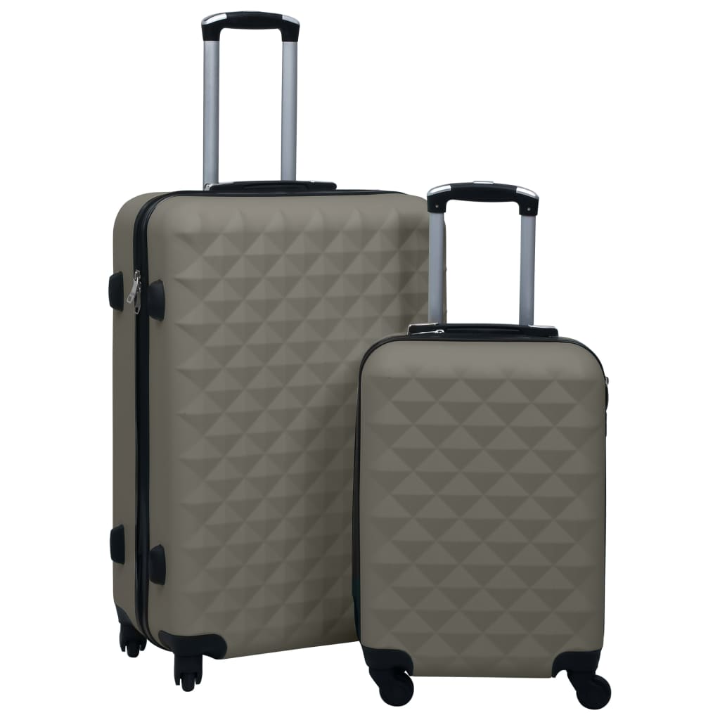 Conjunto de tróleis estojo rígido 2 pcs ABS antracite