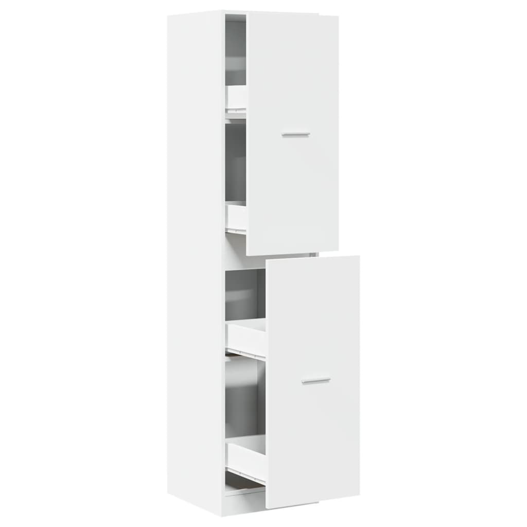 Armário boticário 40x41x174,5 cm derivados de madeira branco