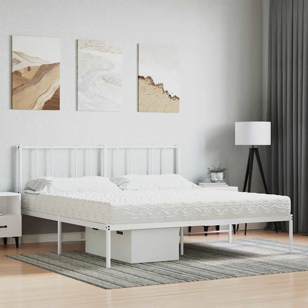 Colchão de espuma 160x200 cm dureza h2 h3 branco