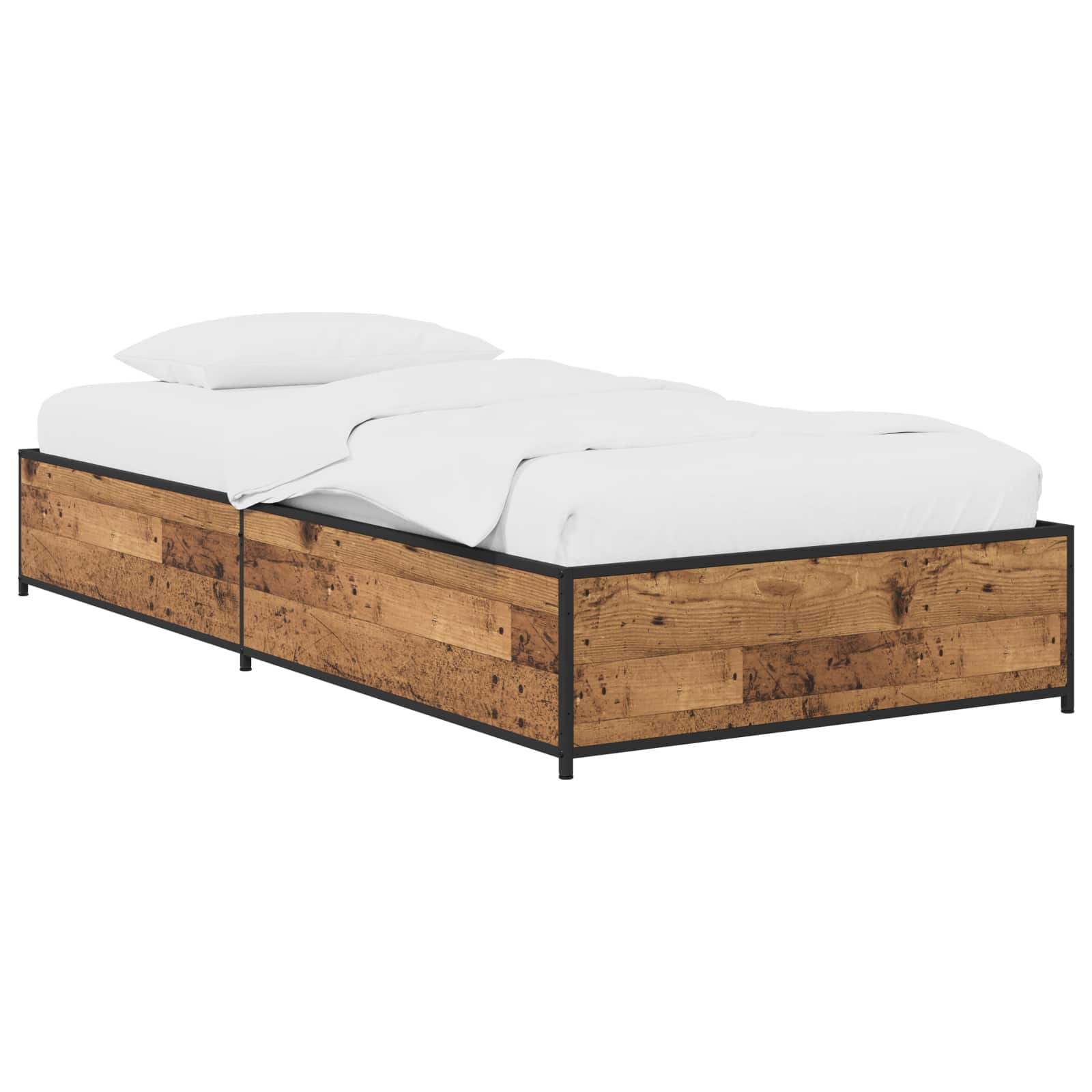 Estrutura da cama madeira antiga 80 x 200 cm