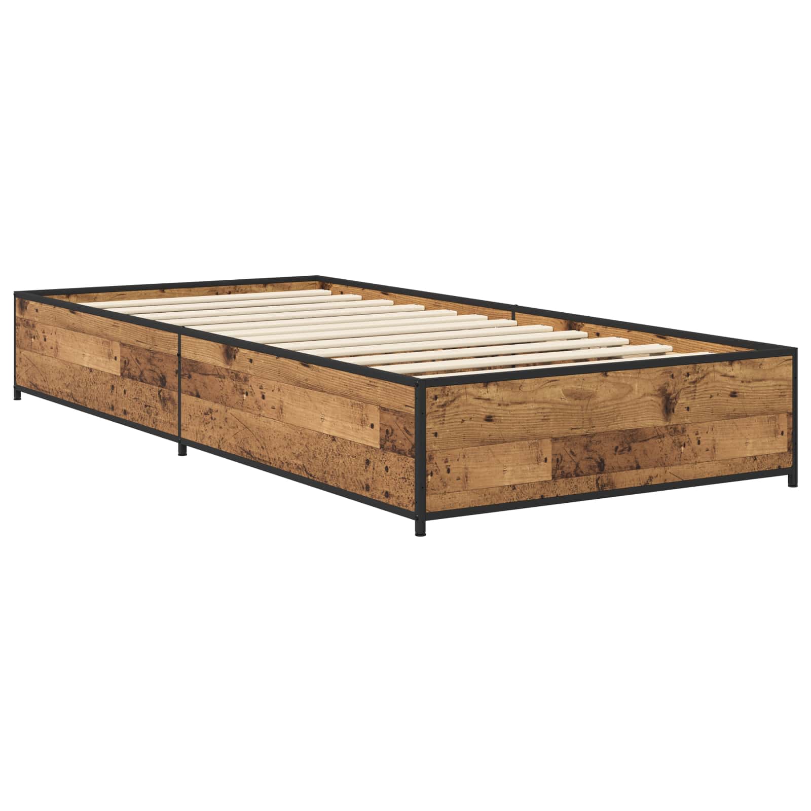 Estrutura da cama madeira antiga 80 x 200 cm