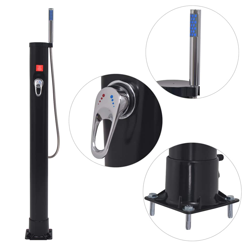 Chuveiro solar 8 l PVC aço