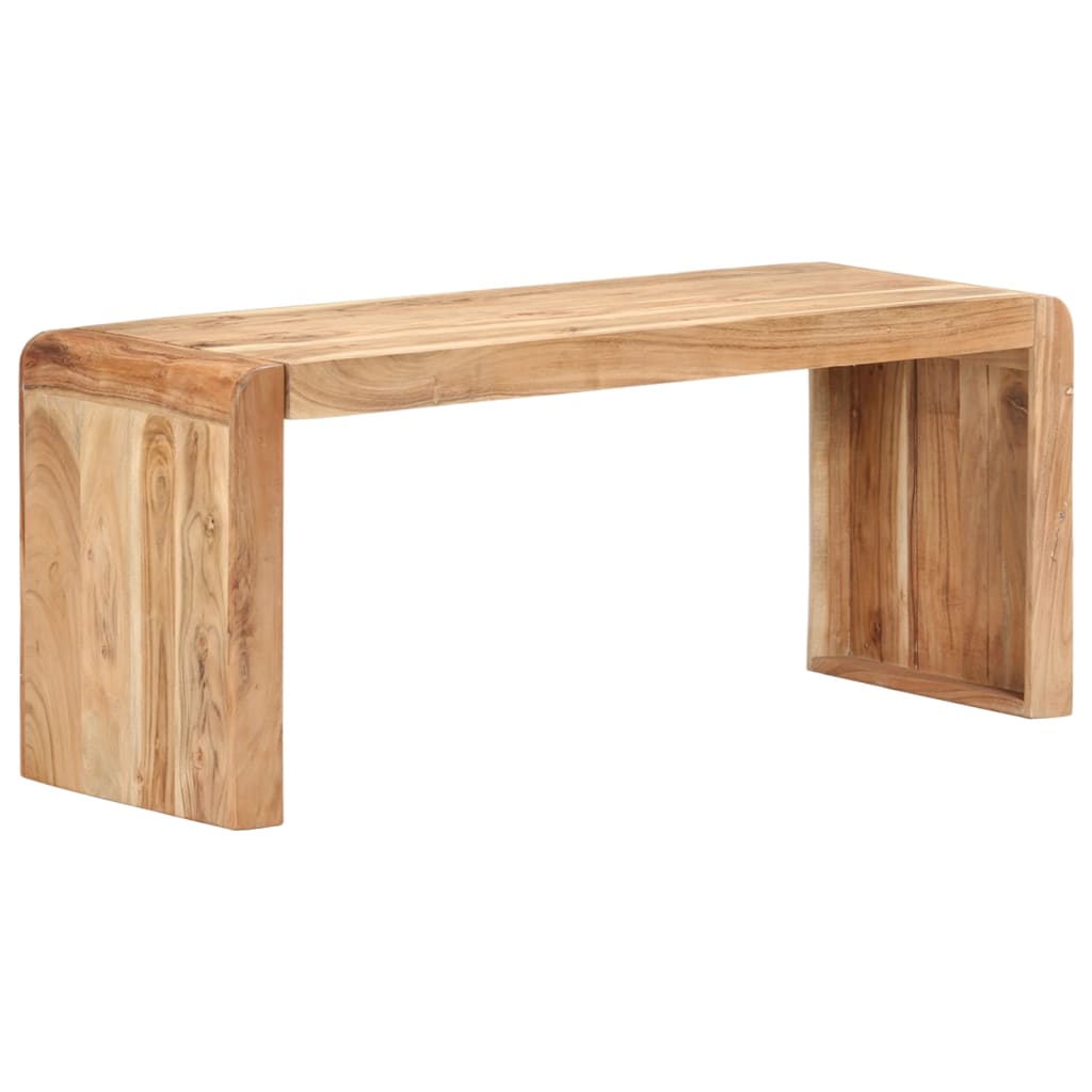 Banco 110x38x46 cm madeira de acácia maciça