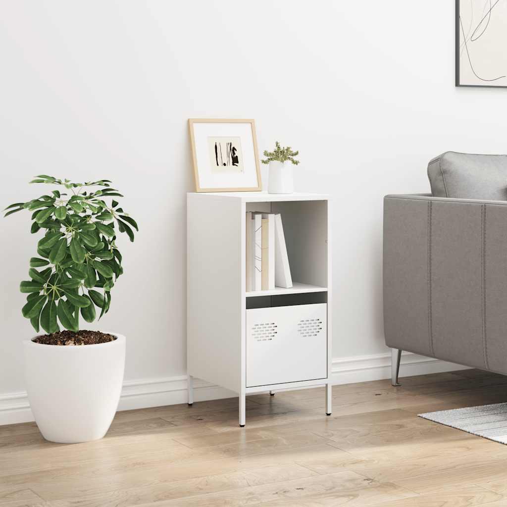 Aparador 35x39x73,5 cm aço laminado a frio branco