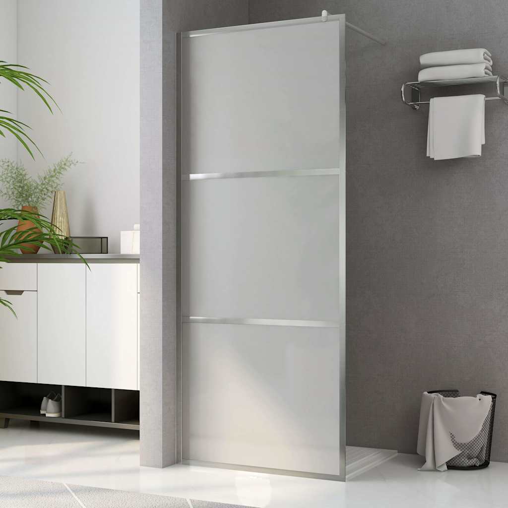 Divisória de chuveiro 100x195 cm vidro fosco esg