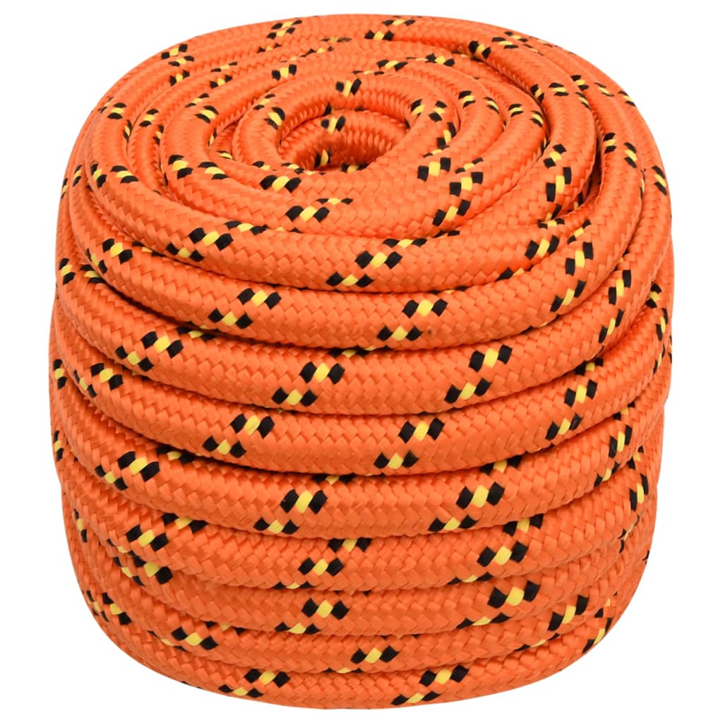 Corda de barco 20 mm 50 m polipropileno laranja