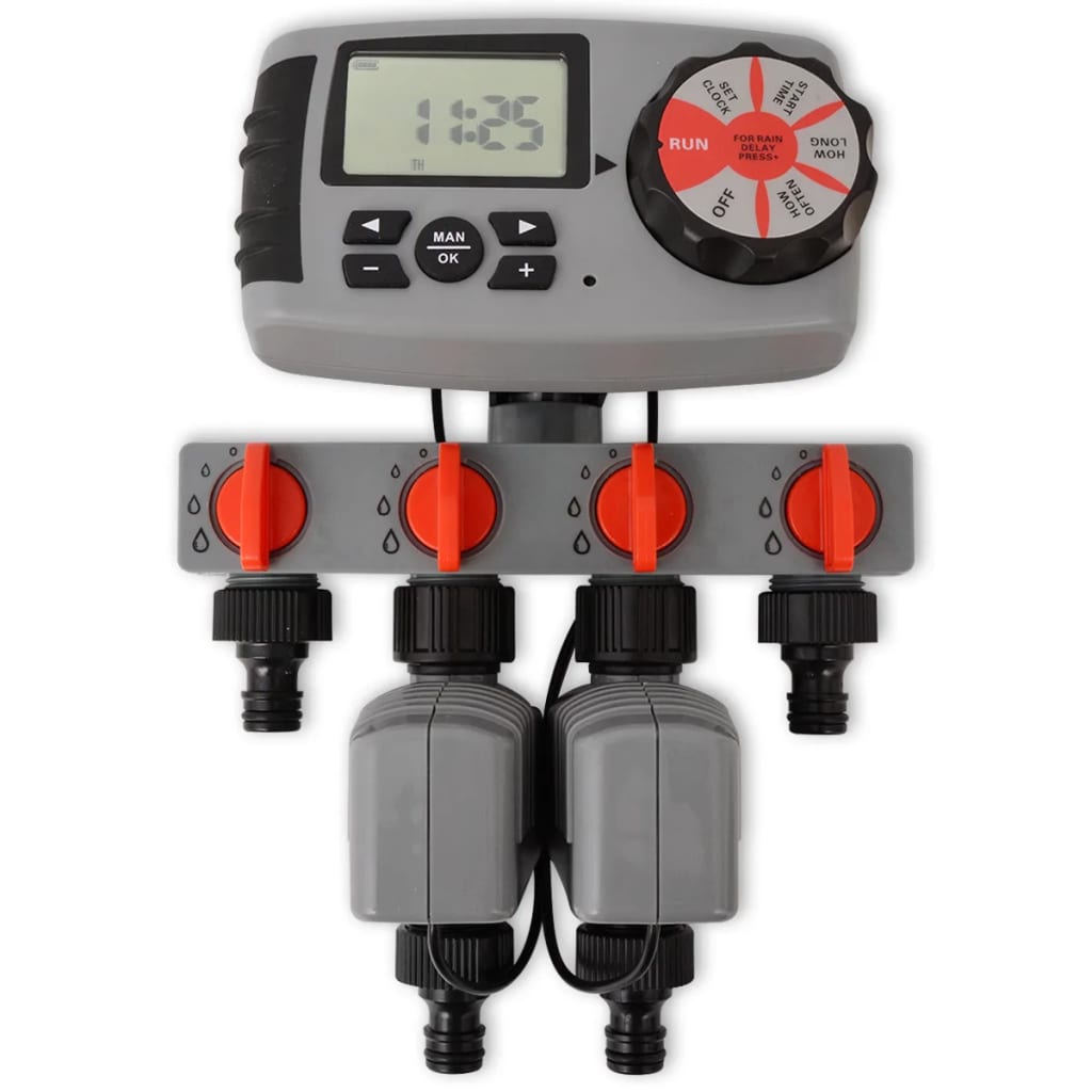 42352 Temporizador automático de irrigação com 4 estações 3 v