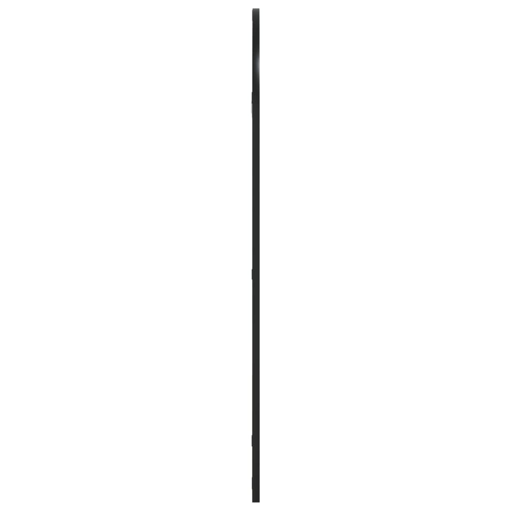 Espelho de parede arqueado 50x100 cm ferro preto