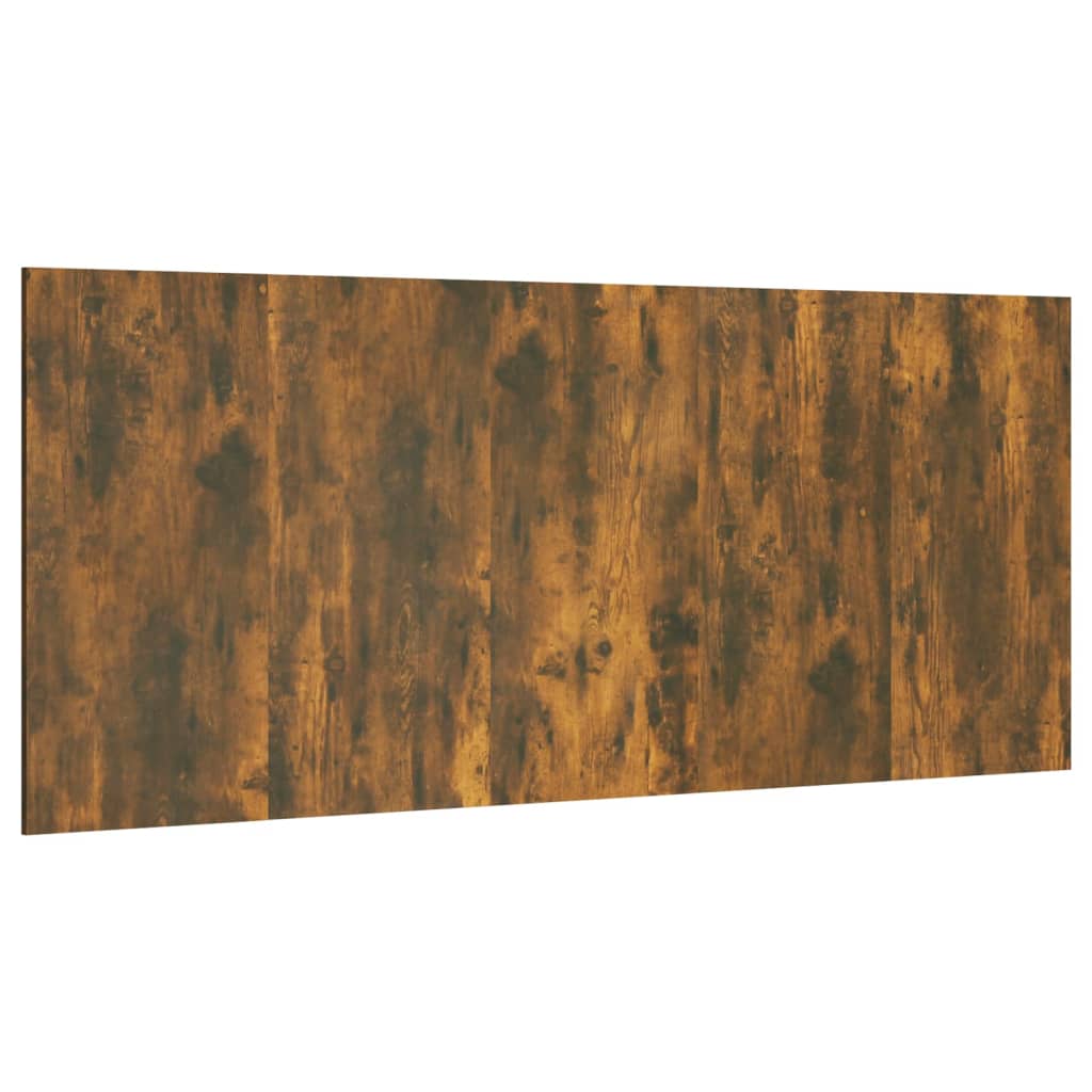 Cabeceira cama 200x1,5x80 cm derivados madeira carvalho fumado