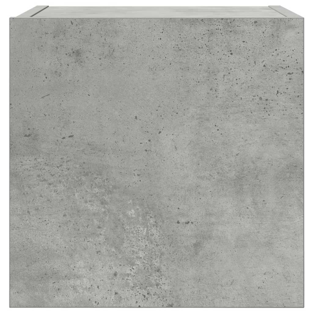 Móvel de TV de parede 4 pcs 30,5x30x30 cm cinzento cimento