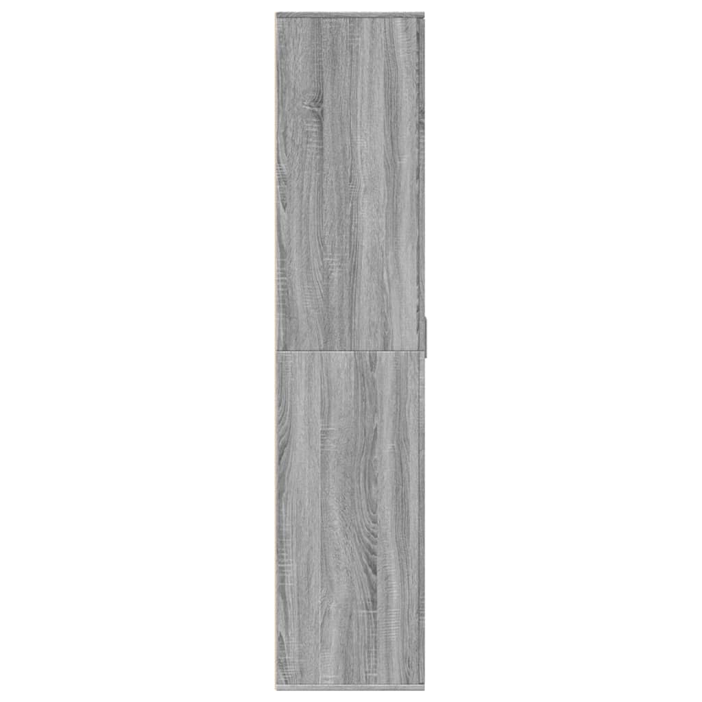 Sapateira 80x39x178 cm derivados de madeira cinzento sonoma