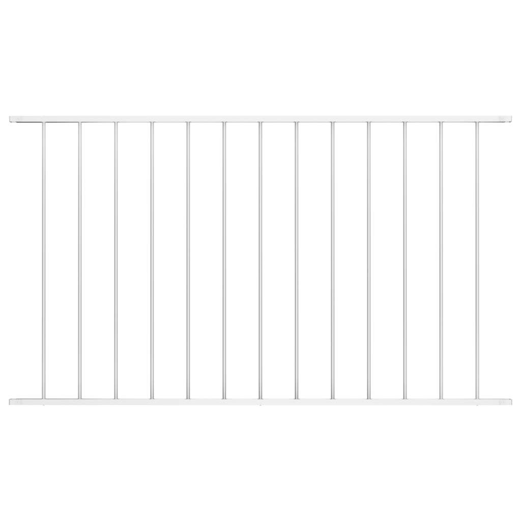 Painel de vedação woerden em aço revestido a pó, 163x100 cm, branco