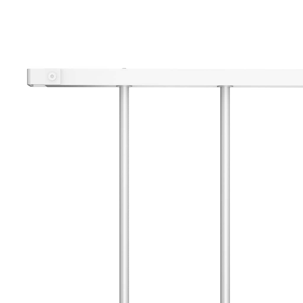 Painel de vedação woerden em aço revestido a pó, 163x100 cm, branco