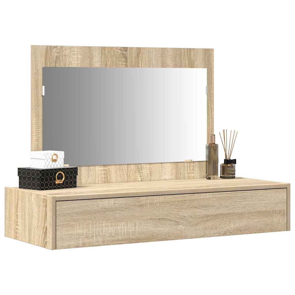 Mesa de vestir castanho 100 x 40 x 70 cm derivados de madeira