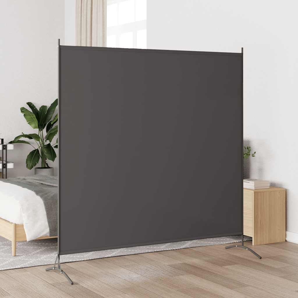 Divisória de quarto com 1 painel 175x180 cm antracite