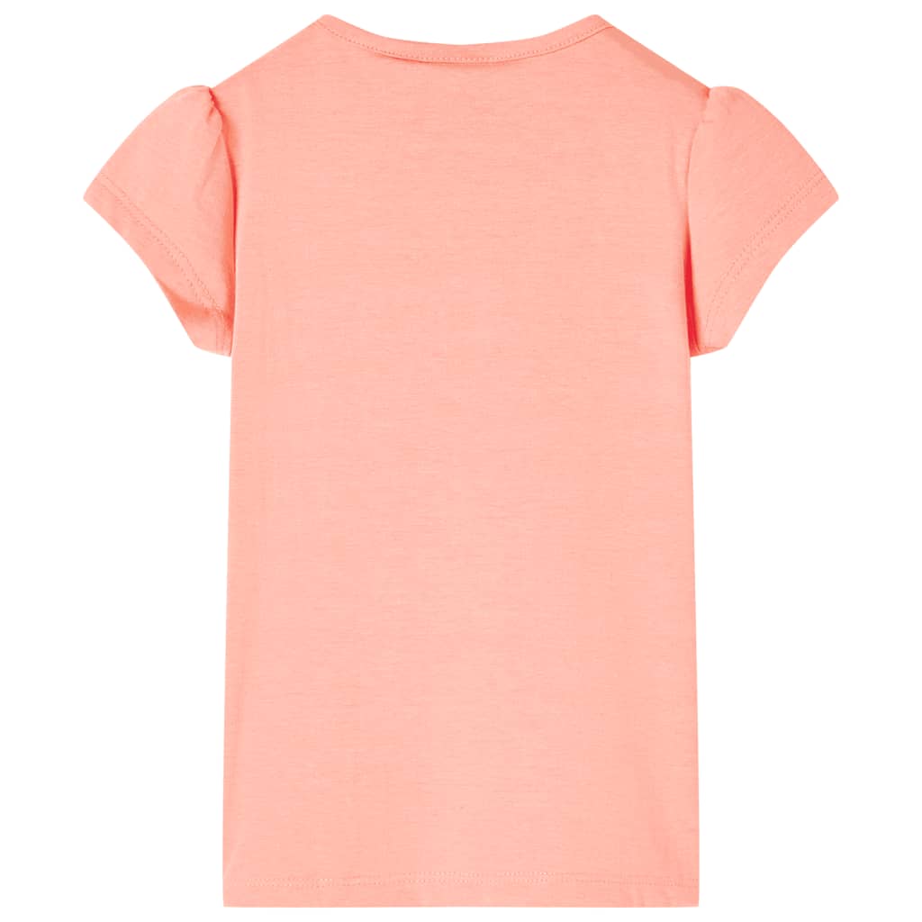 T-shirt infantil coral néon 104