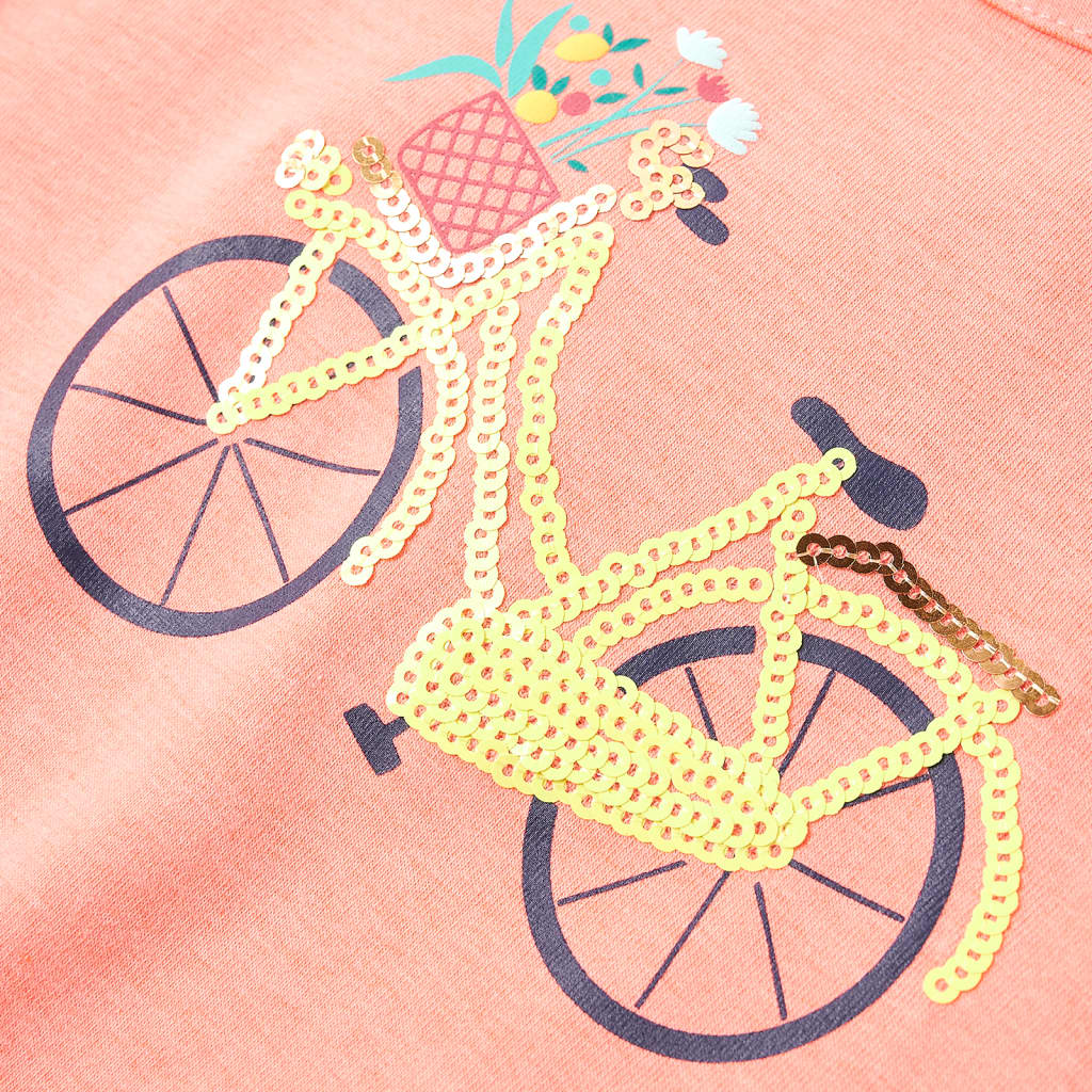 T-shirt infantil coral néon 104