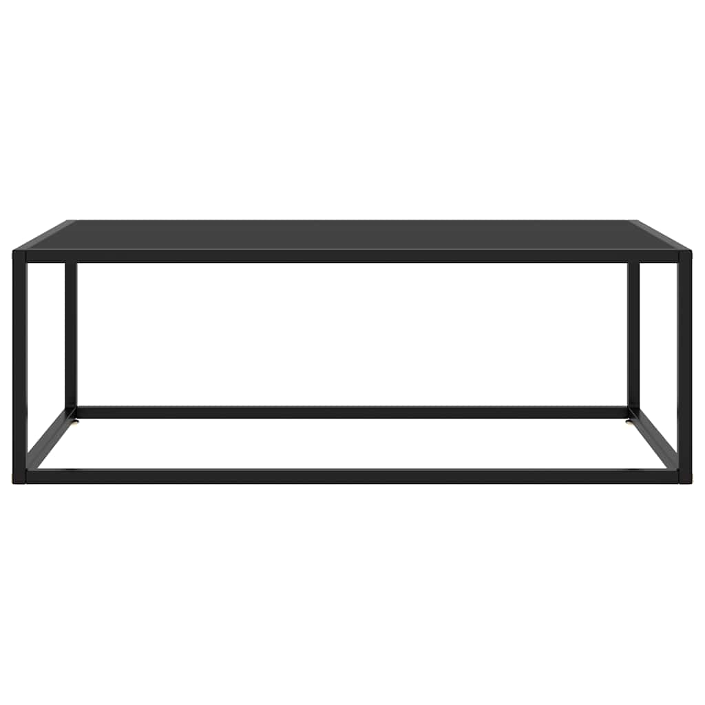 Mesa de centro 100x50x35 cm vidro preto