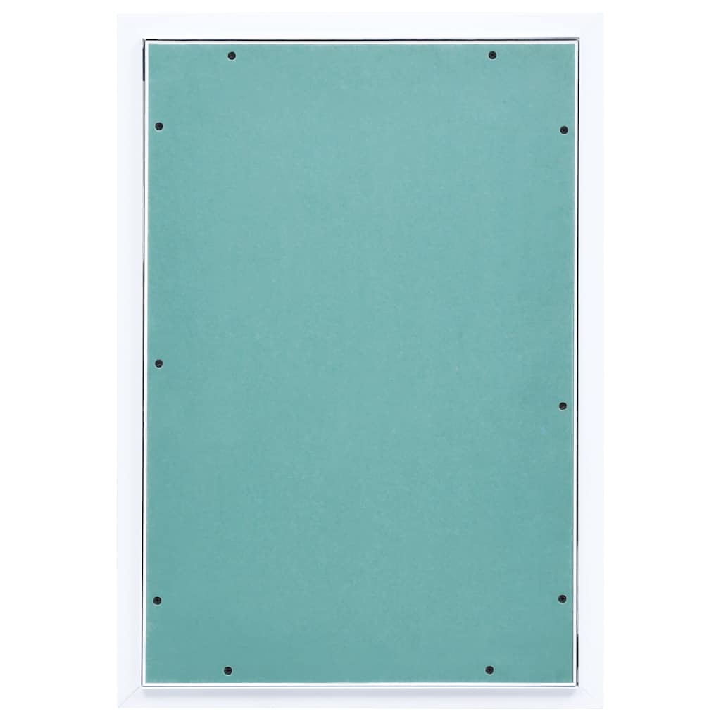 Painel acesso moldura de alumínio e gesso cartonado 300x600 mm