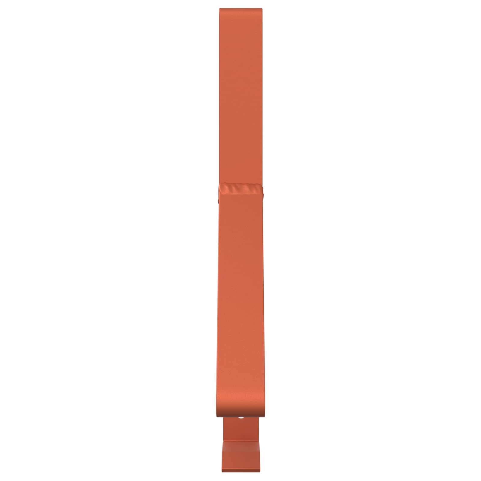 Suporte para proteção de neve vermelho 29,5 x 3 x 34,5 cm aço
