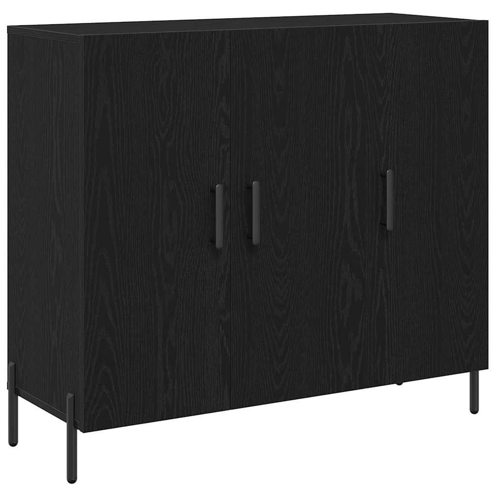 Buffet carvalho preto 90 x 34 x 80 cm derivados de madeira
